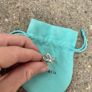 Tiffany & Co Loving Heart Paloma Picasso Ring Sterling Silver